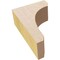Ekena Millwork 2"W x 4"D x 6"H Classic Legacy Rough Cedar Woodgrain TimberThane Corbel, Primed Tan CORUR02X04X06LGYRCPR - alternate 6
